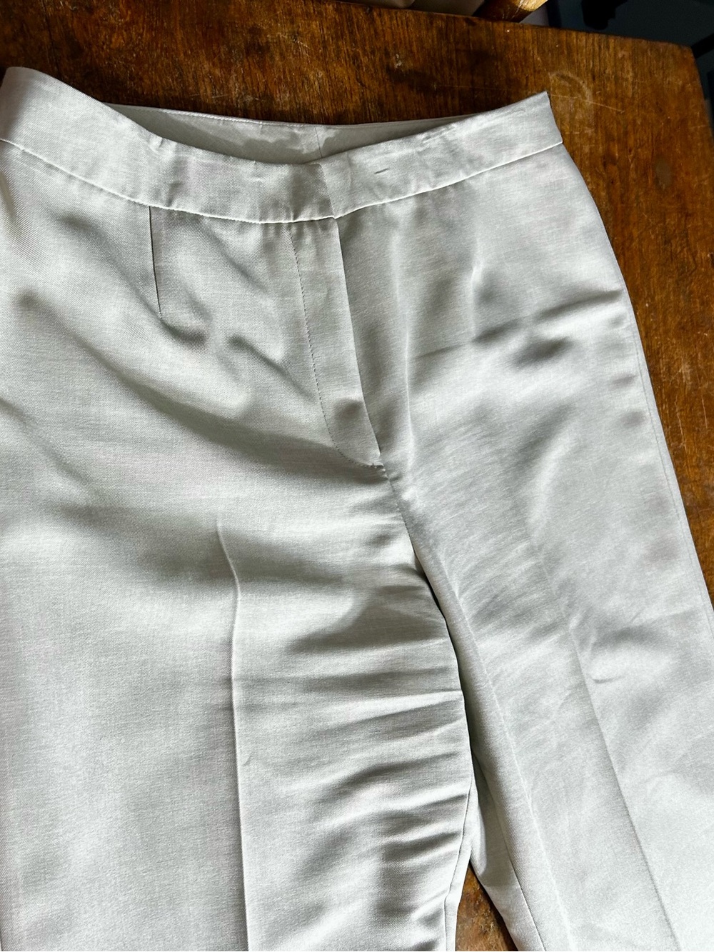 Evan Picone Cream Straight-Leg Women's Dress Pants Size 12